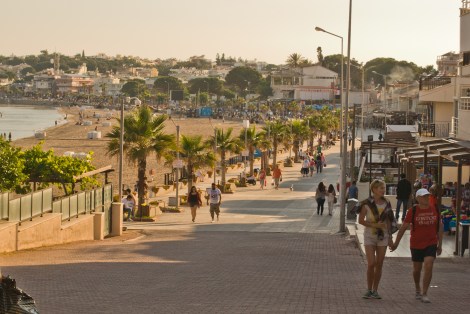 Así se ve la ramblita de Didim.