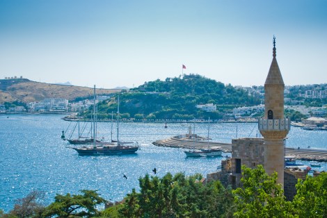 Vista desde una de las torres del castillo, una de las imágenes típicas de la ciudad.