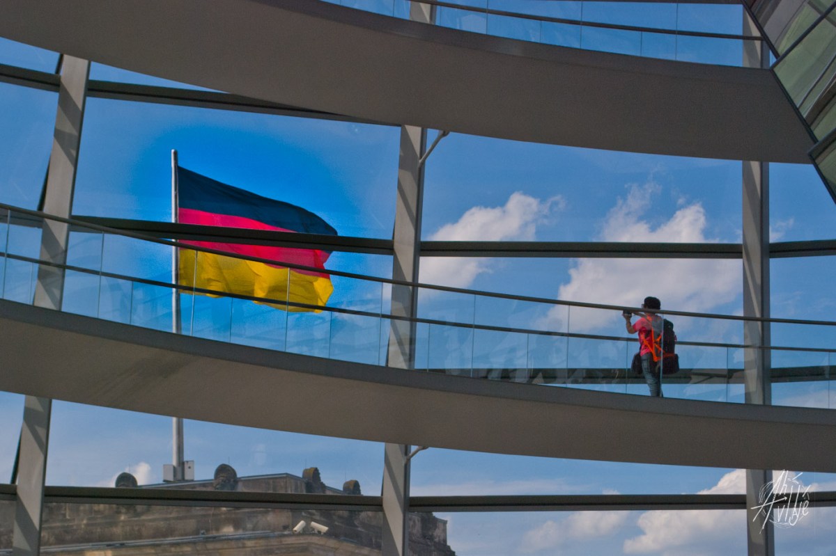 Tursita en el Reichstag