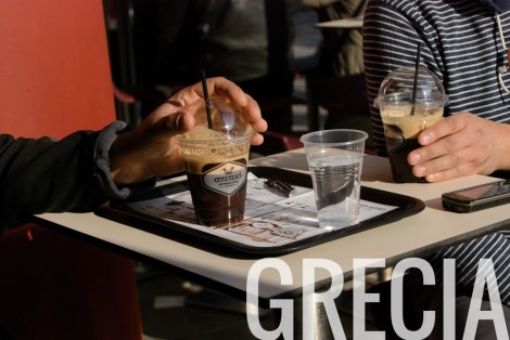 Frappé en Grecia
