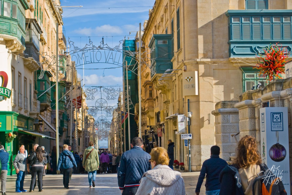 Peatonal en La Valletta
