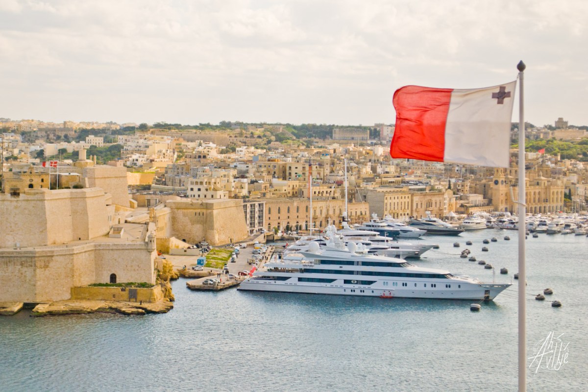 Bandera desde La Valletta