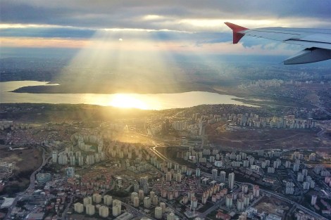 Estambul desde el avión