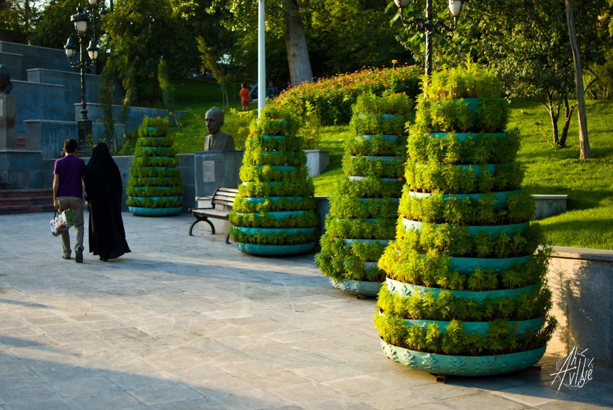 Jardinería en Tehrán